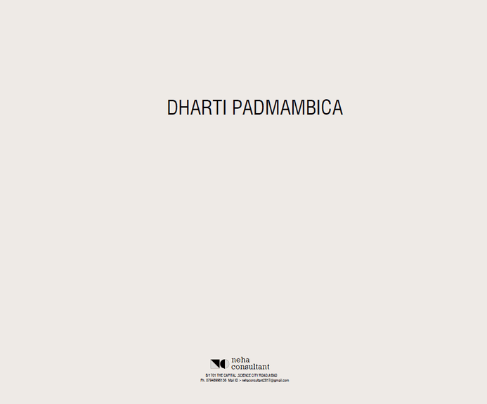 DHARTI PADMAMBICA DHARTI PADMAMBICA